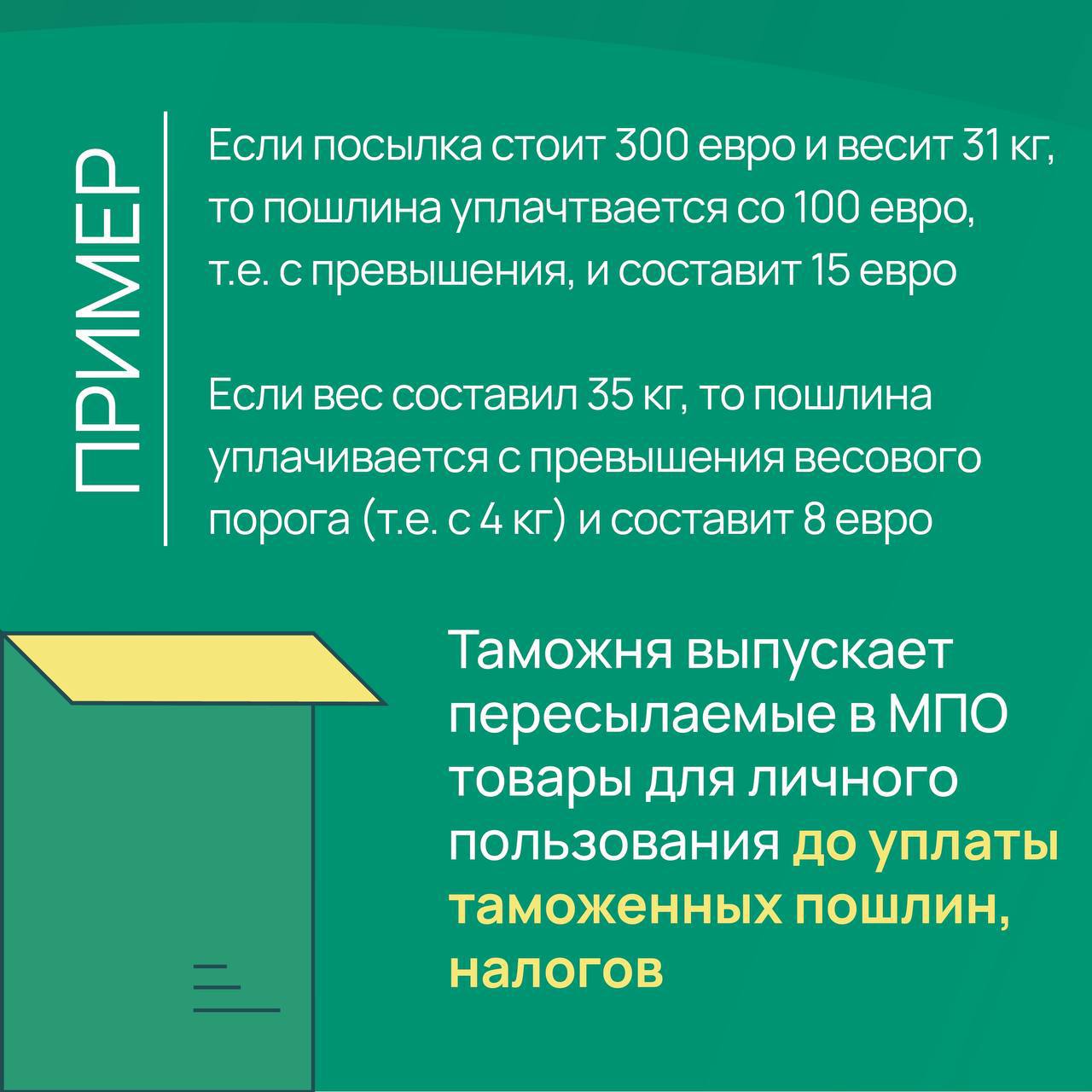 ФТС вернула порог в 200 евро для беспошлинного ввоза товаров - 4PDA