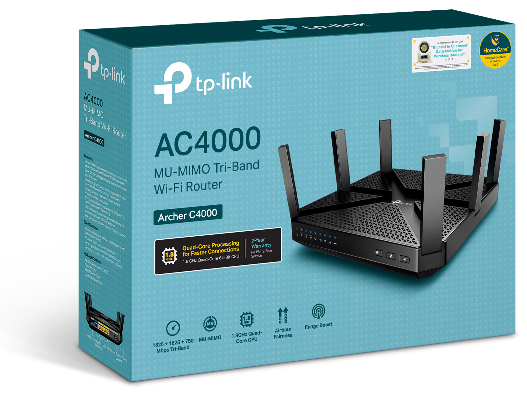 TP-Link Archer C4000 с пропускной способностью 4000 Мбит/с представлен в  России - 4PDA