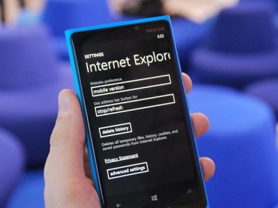   Internet Explorer  Windows Phone 8.1   