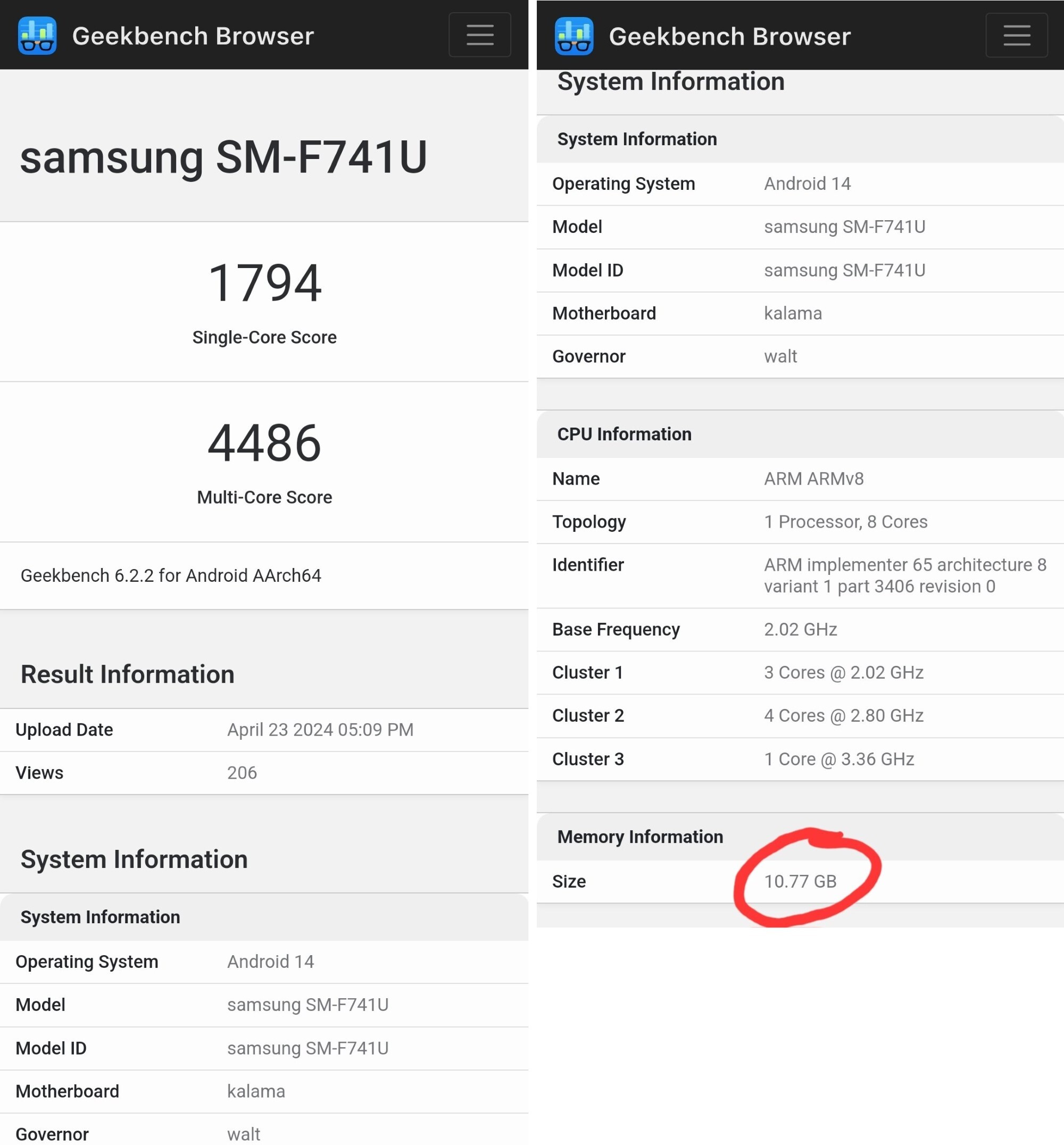 Samsung Galaxy Z Flip6 показал свою производительность в Geekbench - 4PDA