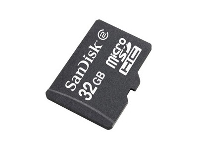 SanDisk MicroSDHC 32 - .   Droid X -  