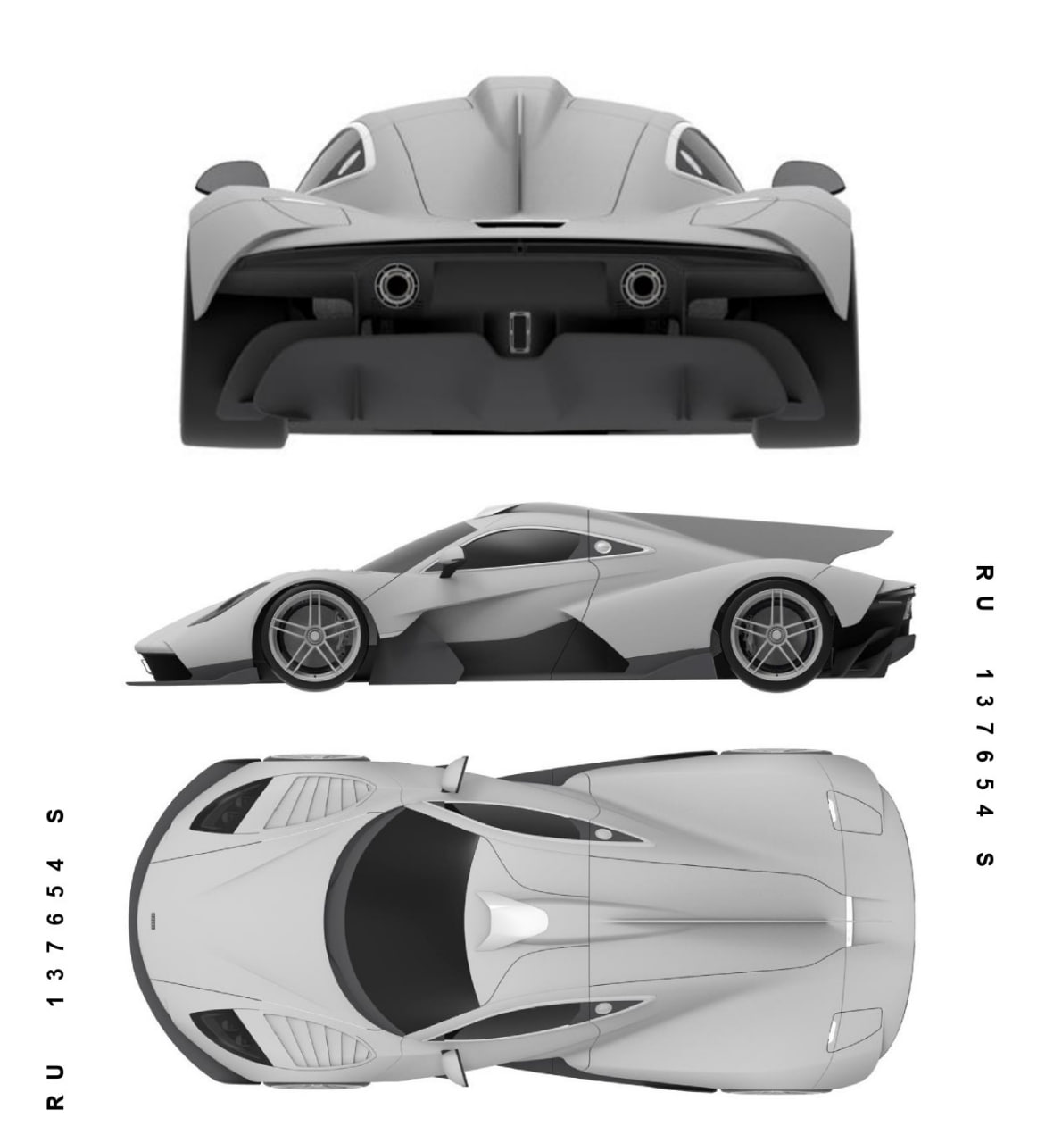 В России запатентовали новый спорткар. Вот как он выглядит - 4PDA