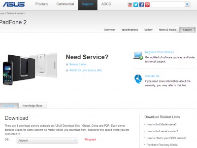 ASUS PadFone 2   
