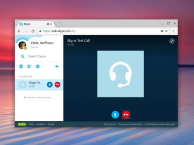 Skype for Web      Linux  Chrome OS