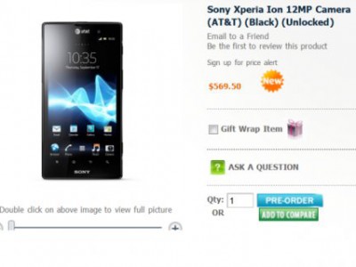 Sony Xperia ion      570$