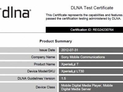 Sony LT30 Mint   Xperia T