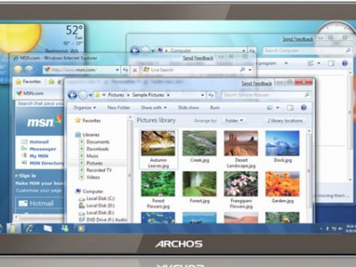 Archos 9 - Tablet   Windows 7