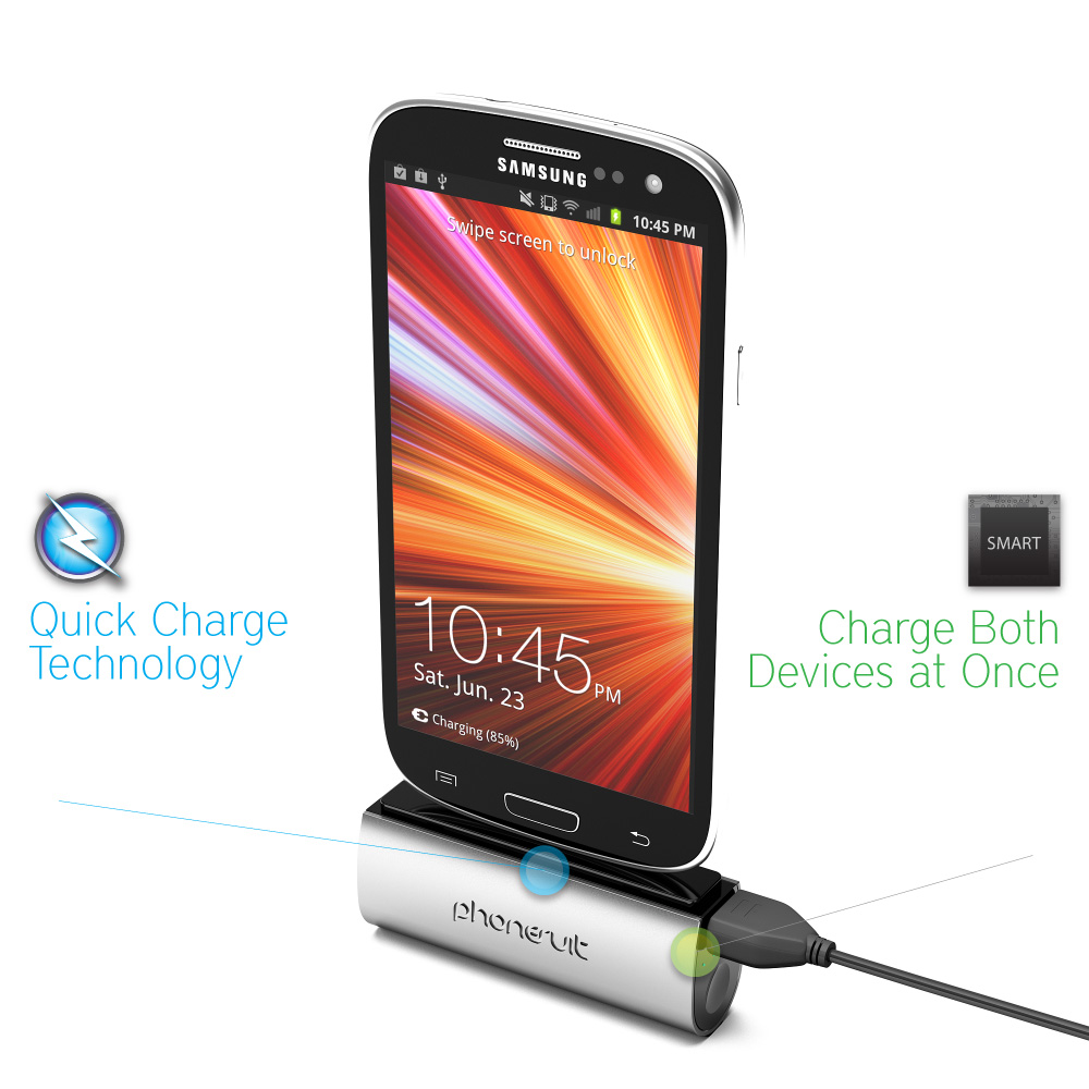 PhoneSuit Flex Pocket Charger удвоит время автономной работы Galaxy S6 -  4PDA