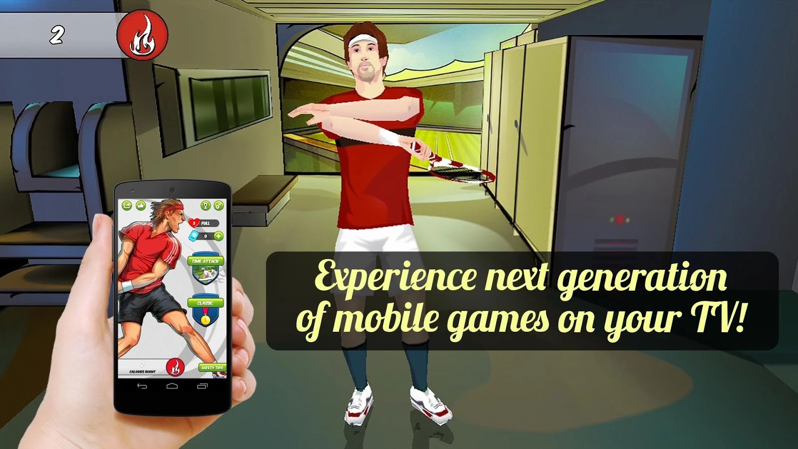 Motion Cast Tennis - симулятор тенниса для Android с трансляцией на большой  экран - 4PDA