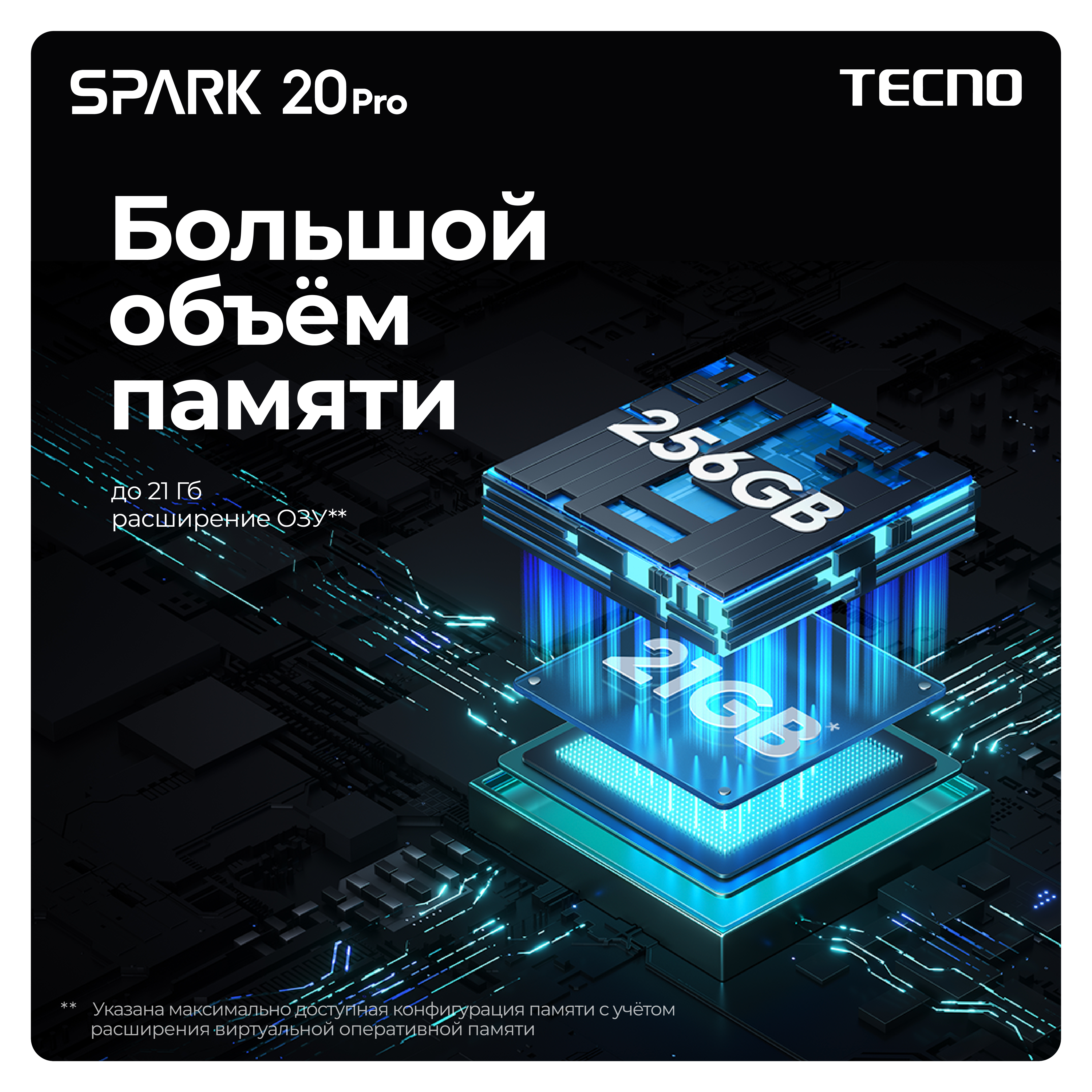 TECNO SPARK 20 Pro с экраном 120 Гц и камерой на 108 Мп появился в России.  Сколько стоит? - 4PDA