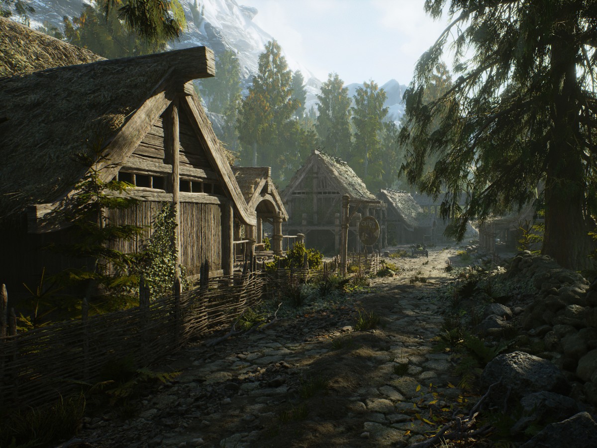 Художник воссоздал деревню из TES V: Skyrim на Unreal Engine 5 - 4PDA