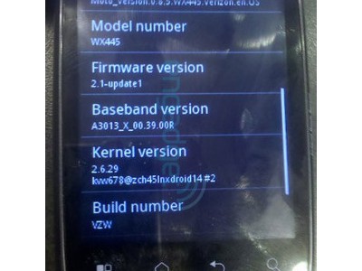 Motorola WX445 -  Android-  Verizon