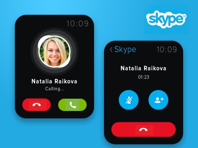 Skype   Apple Watch