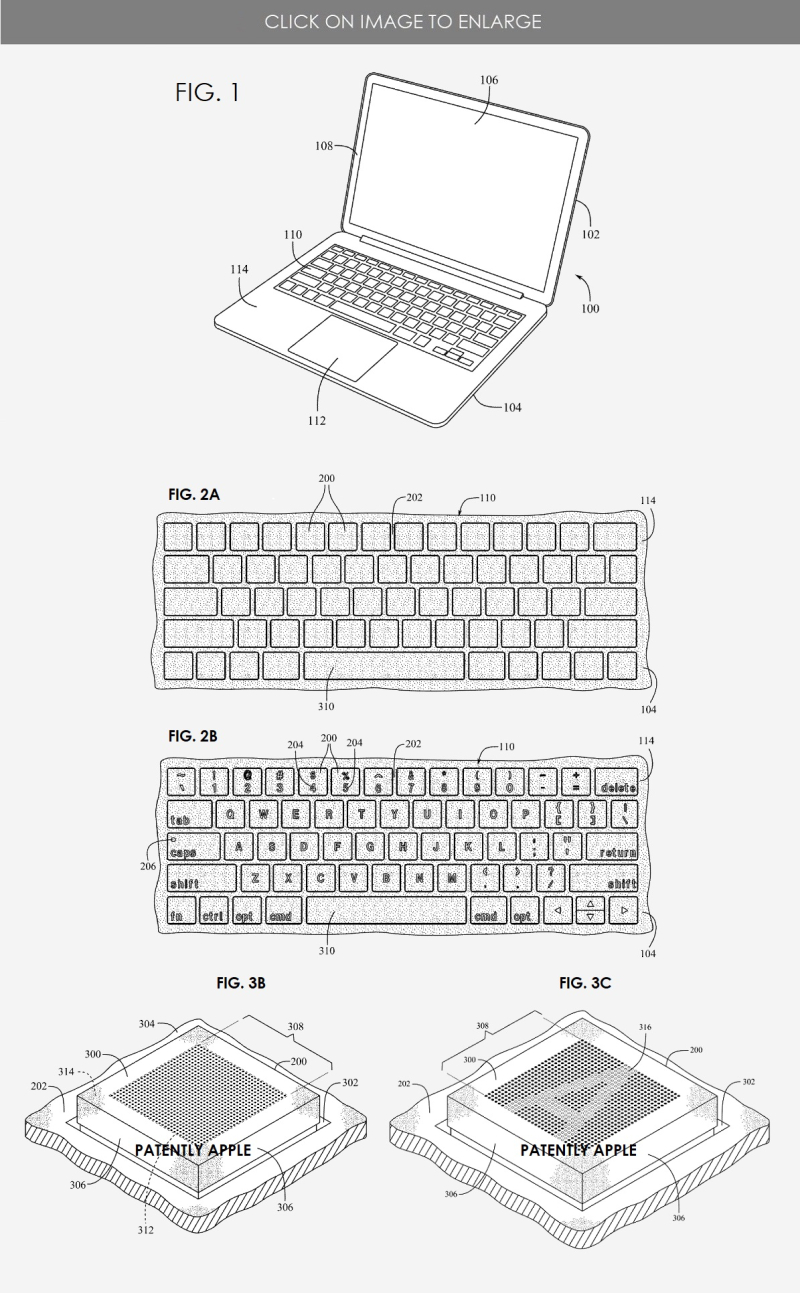 Apple запатентовала «бесконечную» клавиатуру для MacBook - 4PDA