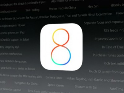   iOS 8,       