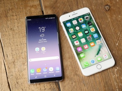 Apple iPhone 8 Plus  Samsung Galaxy Note8    