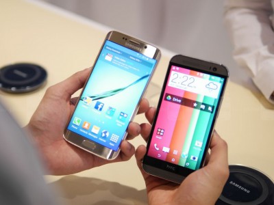   Samsung Galaxy S6, HTC One M9  Apple iPhone 6   